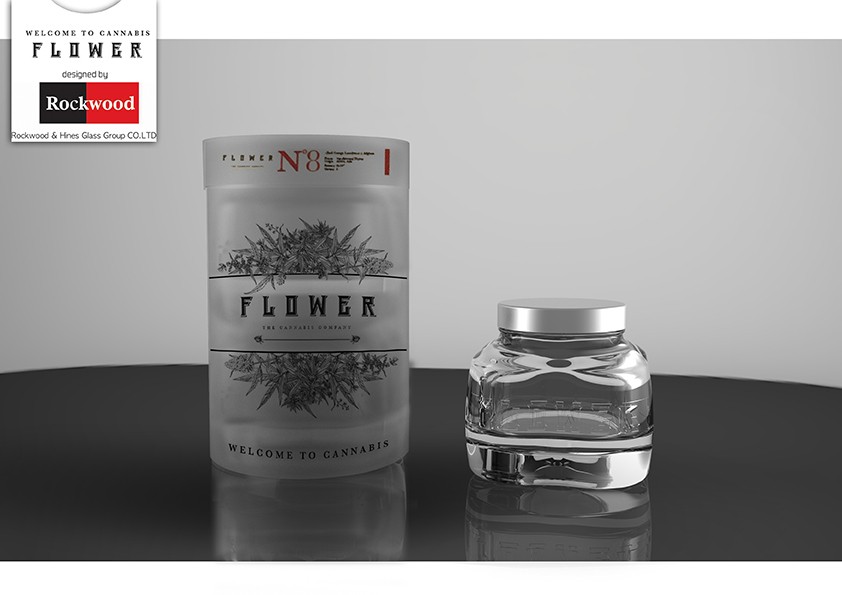 Rockwood Glass Bottle Achieve Your Project Flower Jar 01