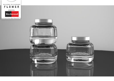 Rockwood Glass Bottle Achieve Your Project Flower Jar 03