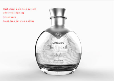 Rockwood Glass Bottle Achieve Your Project Lambanog Spirit 02