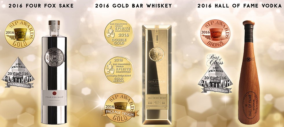 awards 2016 four fox sake gold bar whisky hall of fame