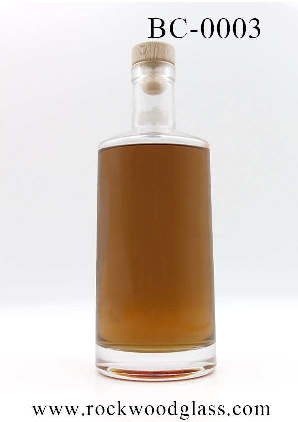 rockwoodglass bottle manufacturing custom brandy cognac whisky decanter bottle bc0003