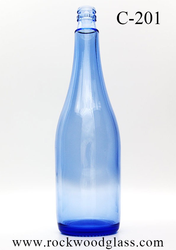rockwoodglass bottle manufacturing custom cobalt blue turquoise glass bottle c201 0