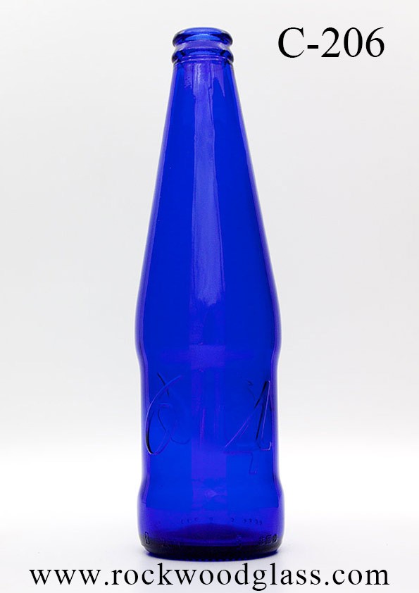 rockwoodglass bottle manufacturing custom cobalt blue turquoise glass bottle c206 1