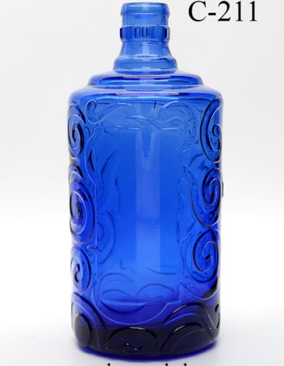 rockwoodglass bottle manufacturing custom cobalt blue turquoise glass bottle c211 1