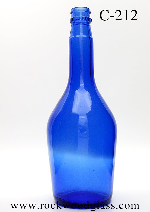 rockwoodglass bottle manufacturing custom cobalt blue turquoise glass bottle c212