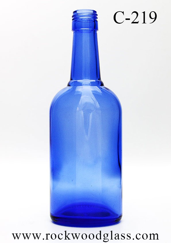 Cobalt Blue & Black Glass - Rockwood Glass Factory