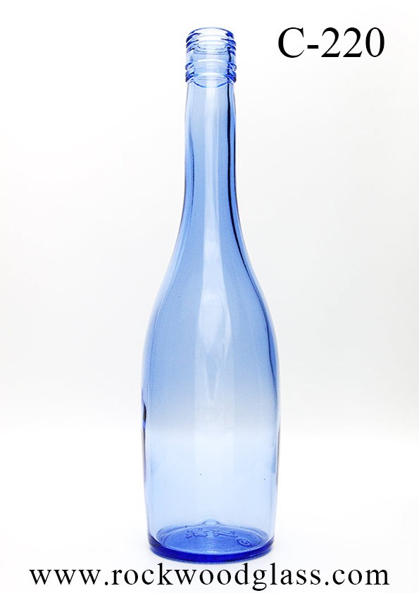 rockwoodglass bottle manufacturing custom cobalt blue turquoise glass bottle c220