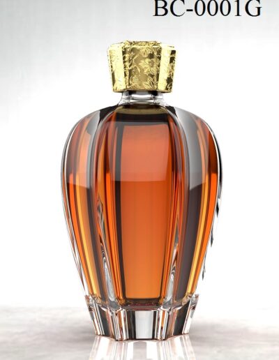Saffron Tequila.13 glass bottle