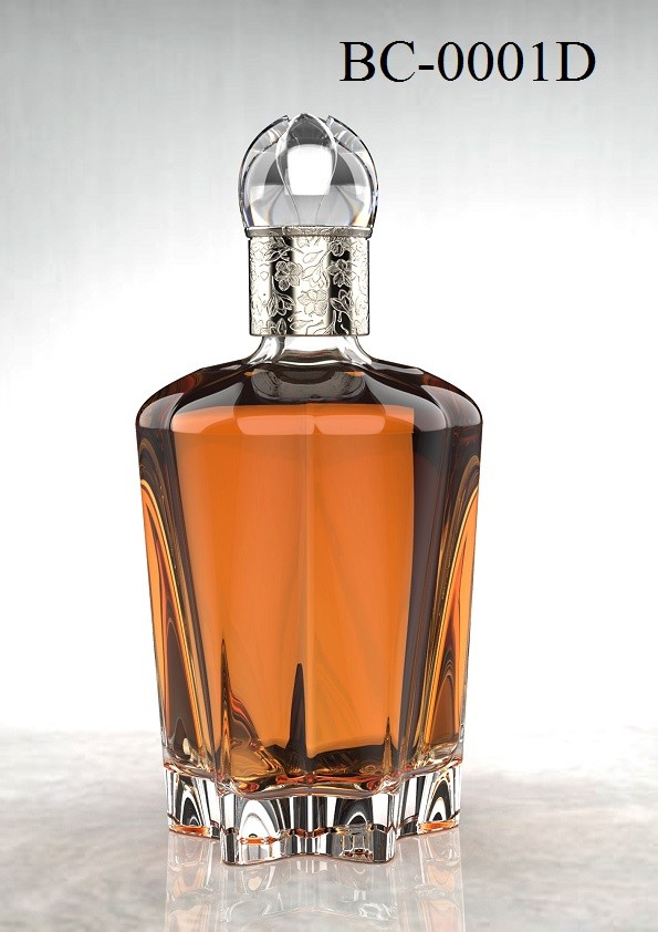 Saffron Tequila.7_2 glass bottle